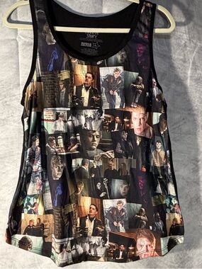 American Horror Story Tank Top XL Ripple Junction Graphic Racerback Horror Shirt